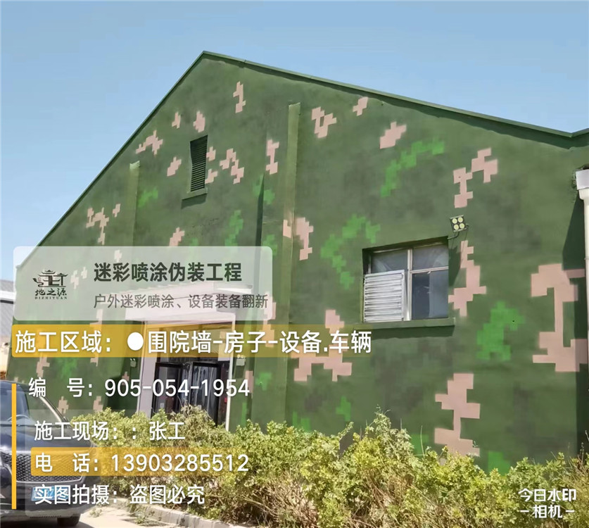 丰都外墙数码迷彩漆施工报价清单（100㎡标准墙面测算）